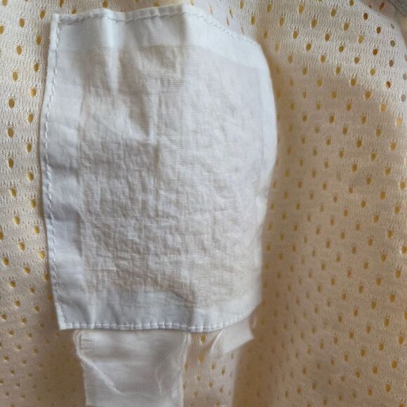 Nautica Competition Men's Windbreaker Jacket Yellow Large Sail Mesh Lining - Picture 6 of 7